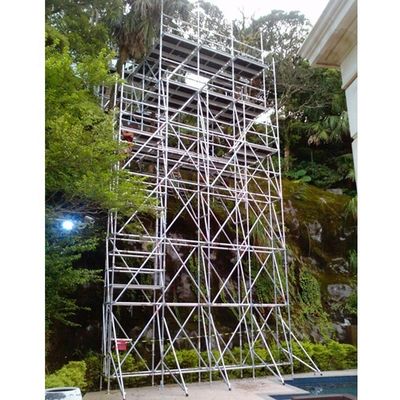 Escavadeiras de escada de alumínio modulares tipo bloqueio de anel Escavadeiras para construção de edifícios