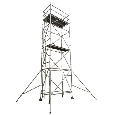 Bom preço. Platformwidth 0.6m To 1.2m Aluminium Scaffold Tower With Diagonal Pipe Structure Anodized Surface Ideal For Construction on-line