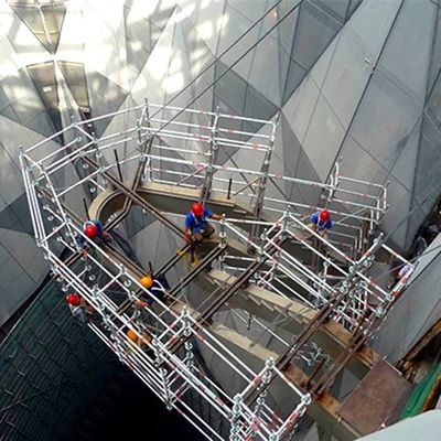 Bom preço. Sistema de andaimes de cuplock suspensos de alumínio para manutenção de edifícios on-line